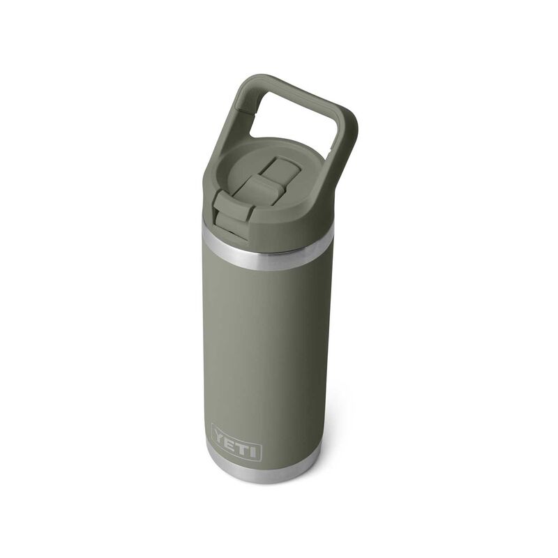 YETI Rambler&reg; 18oz (530ml) Insulated Water Bottle with Colour-Matched Straw image number 2